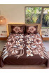 Hand Painted Rayon Bedsheet Set King Size Hand Painted Rayon Bedsheet Set King Size